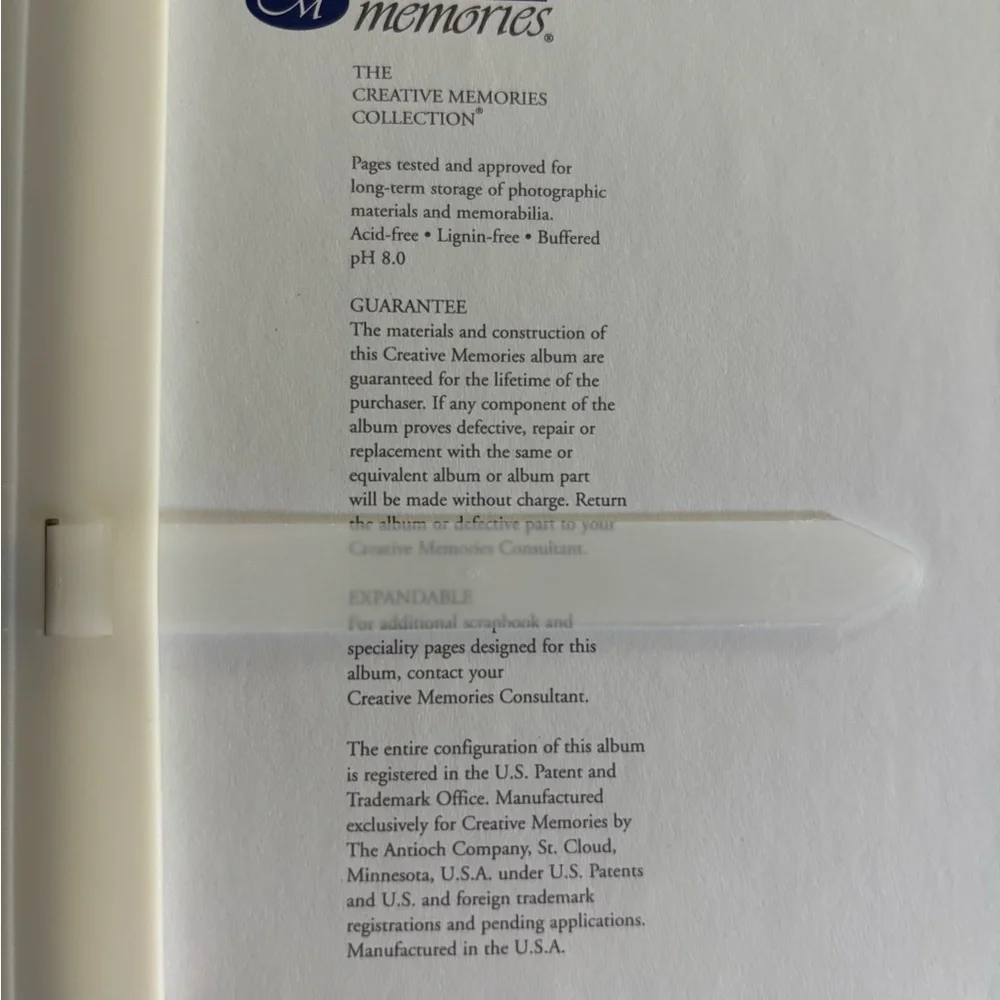 Creative Memories 12X12 Blue Photo Album - Picture 8 of 8